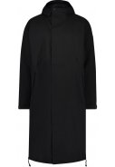 Schwarze langen Regenjacke City Slicker Winter Urban Outdoor von AGU