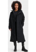 Schwarze langen Regenjacke City Slicker Winter Urban Outdoor von AGU 6