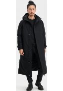 Schwarze langen Regenjacke City Slicker Winter Urban Outdoor von AGU 5