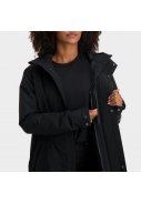 Schwarze langen Regenjacke City Slicker Winter Urban Outdoor von AGU 3