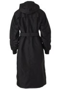 Zwarte Winter-Trenchcoat-Puffer van AGU 5