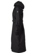 Zwarte Winter-Trenchcoat-Puffer van AGU 6