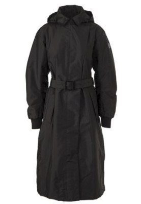 Zwarte Winter-Trenchcoat-Puffer van AGU