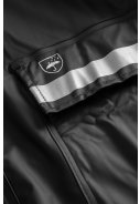 Schwarze Regenjacke Microflex mit Reflektoren von Lyngsoe  3
